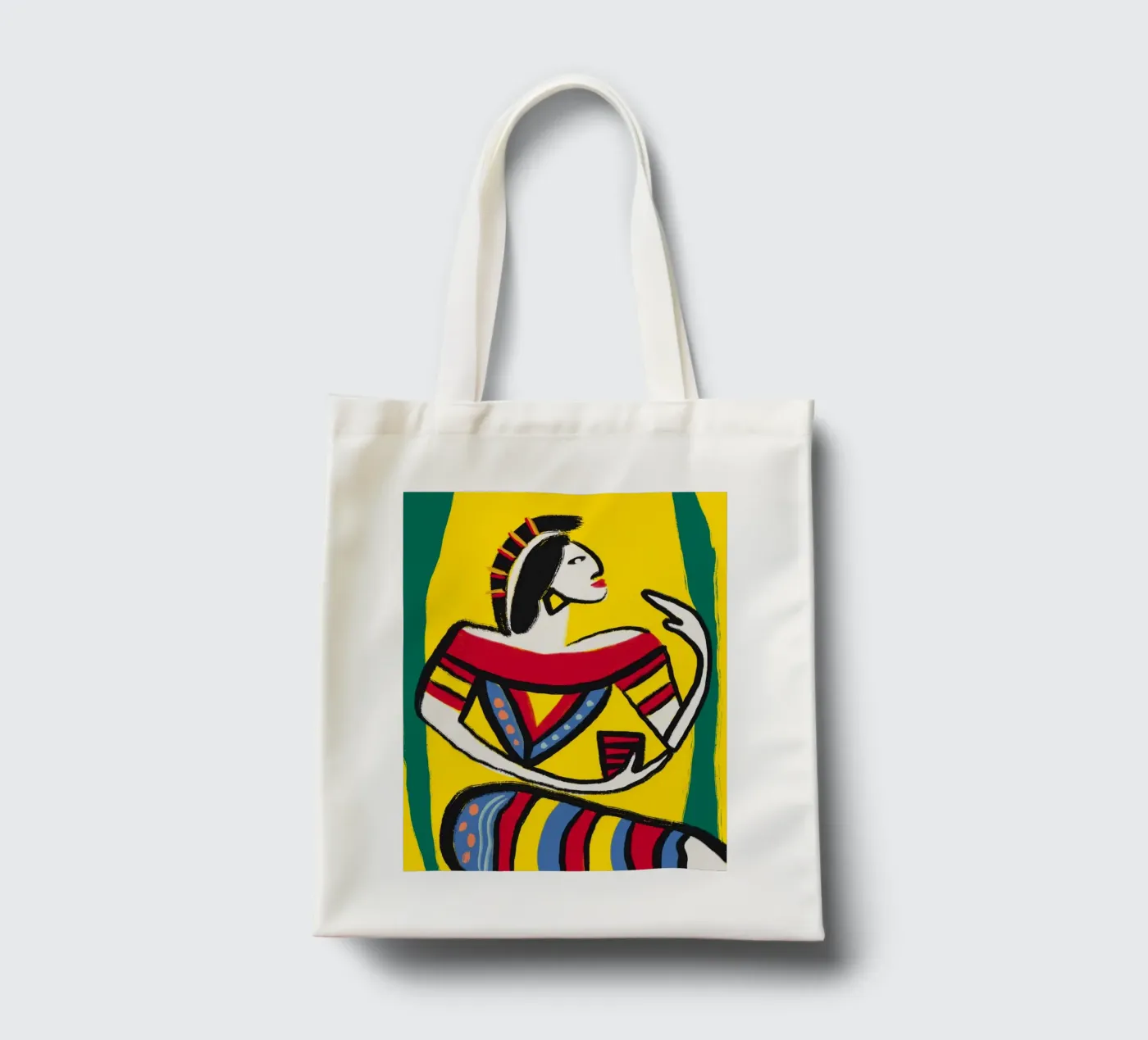Native dancer tote bag by Little Dean