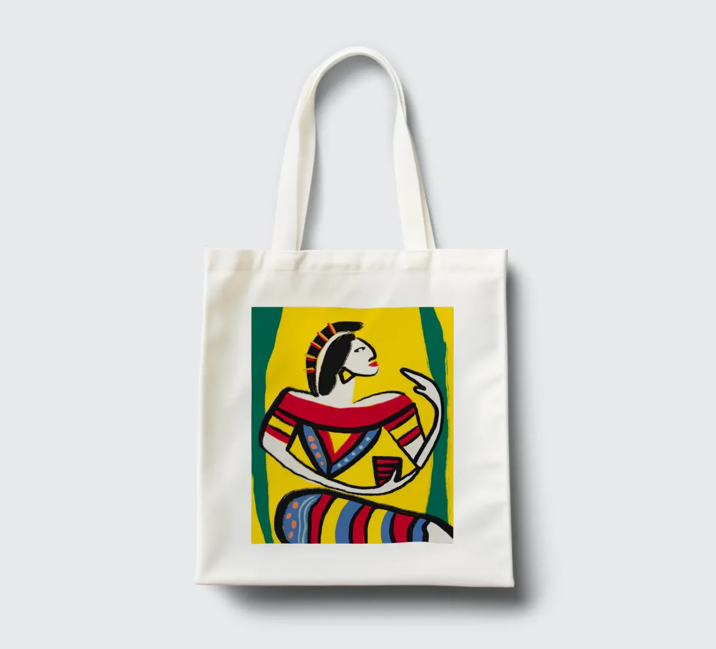 Native dancer tote bag by Little Dean