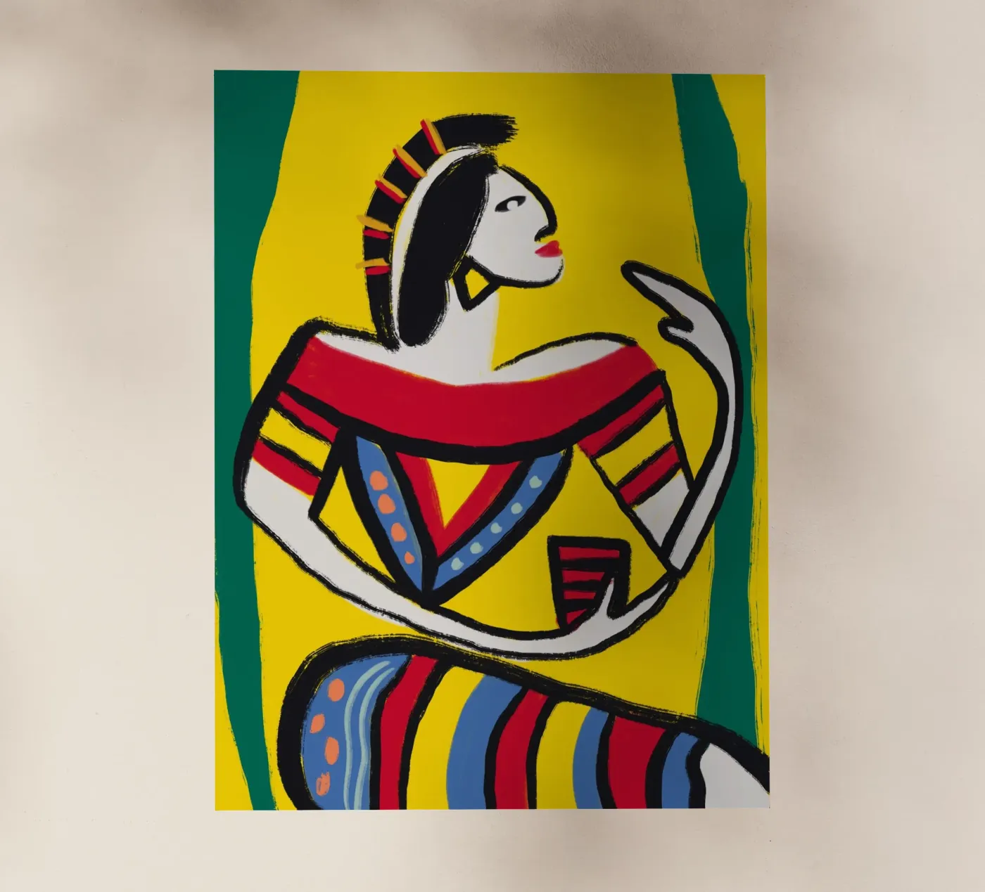 Native Dancer Backlit Folie von Little Dean