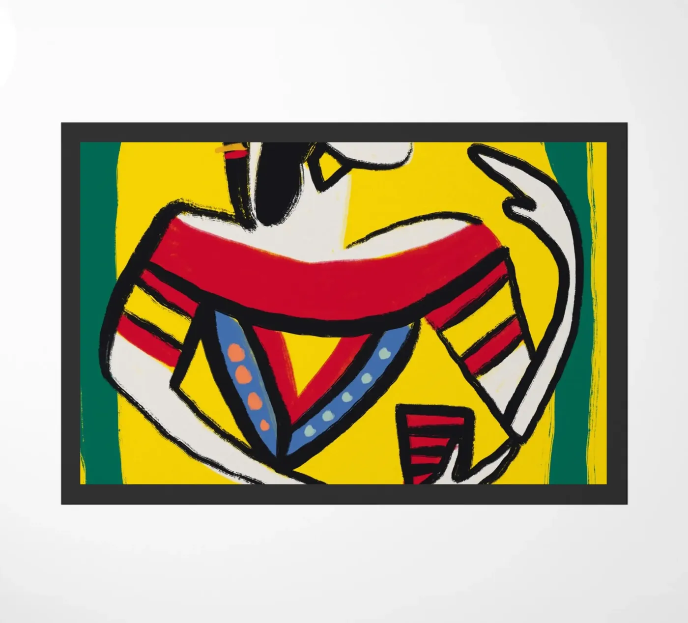 Native dancer Fußmatte von Little Dean