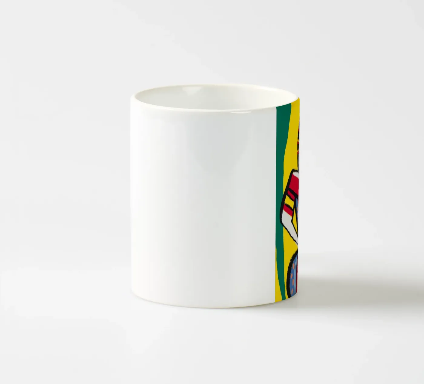 Native dancer ceramic mug by Little Dean