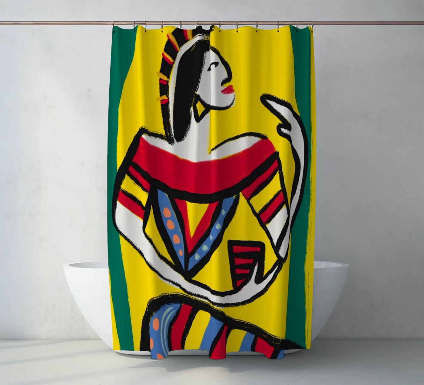 Native dancer rideau de douche de Little Dean