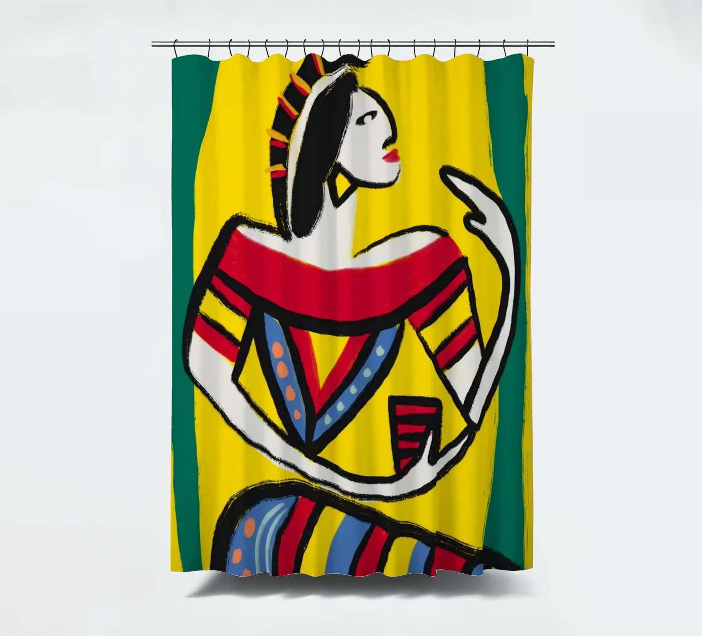 Native Dancer Duschvorhang von Little Dean