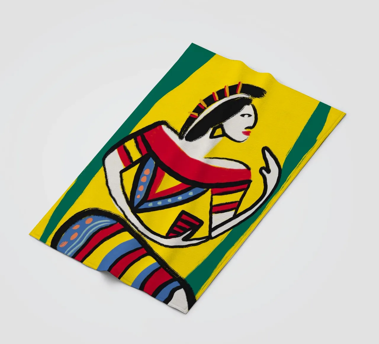 Native Dancer Fleecedecke von Little Dean