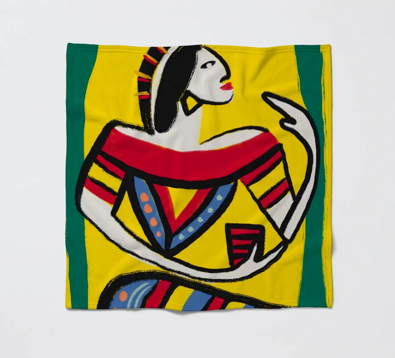 Native Dancer Fleecedecke von Little Dean