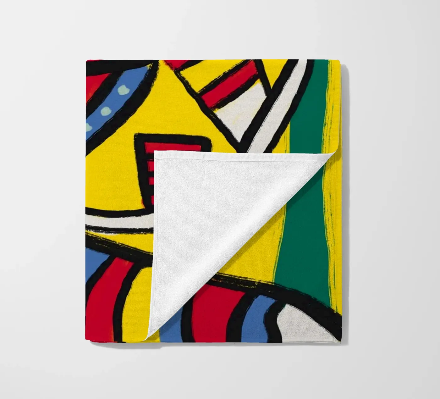 Native dancer beach towel by Little Dean