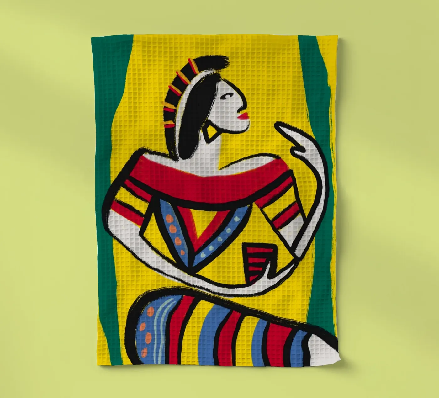 Native dancer torchon de Little Dean