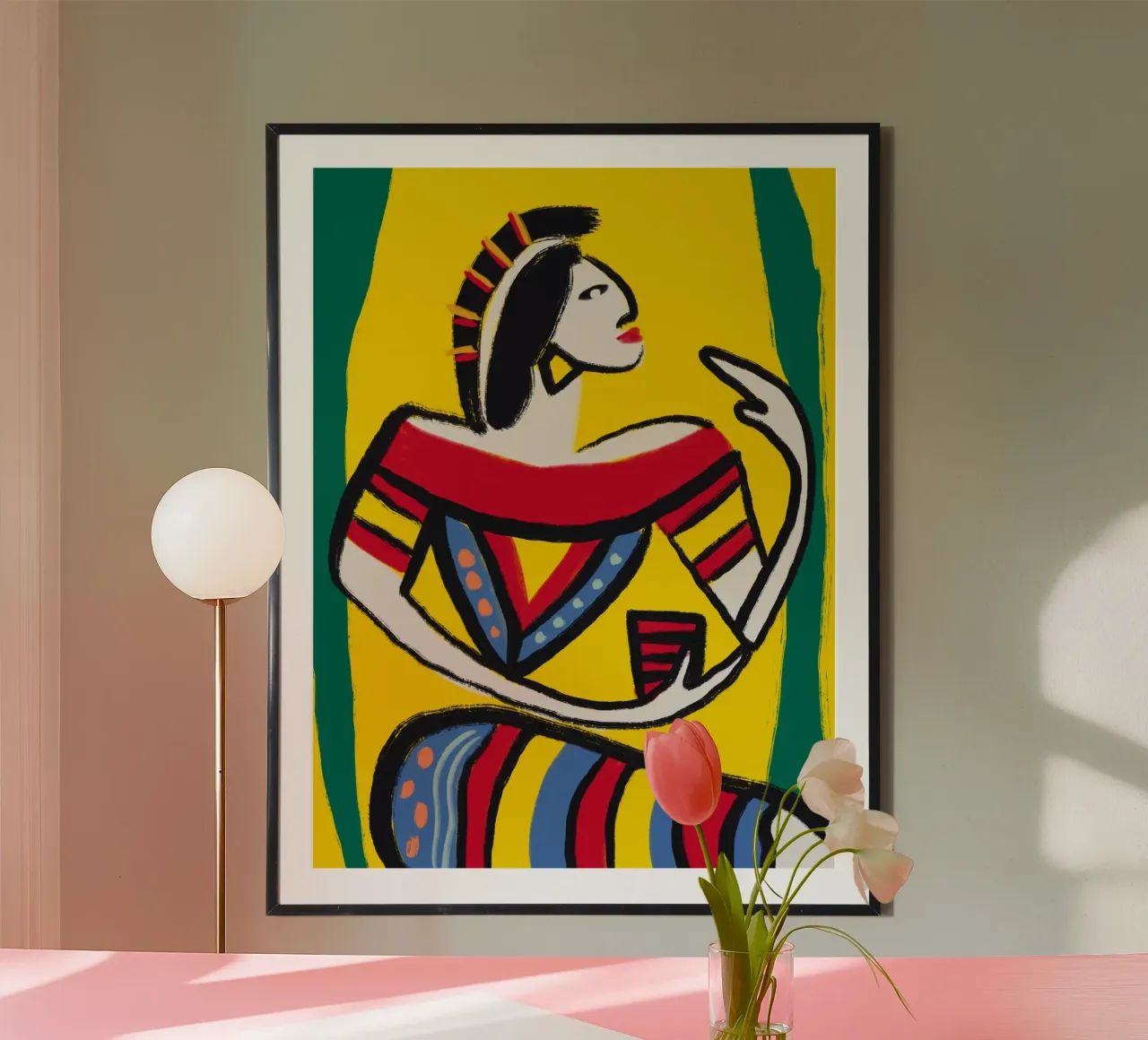 Native dancer poster by Little Dean