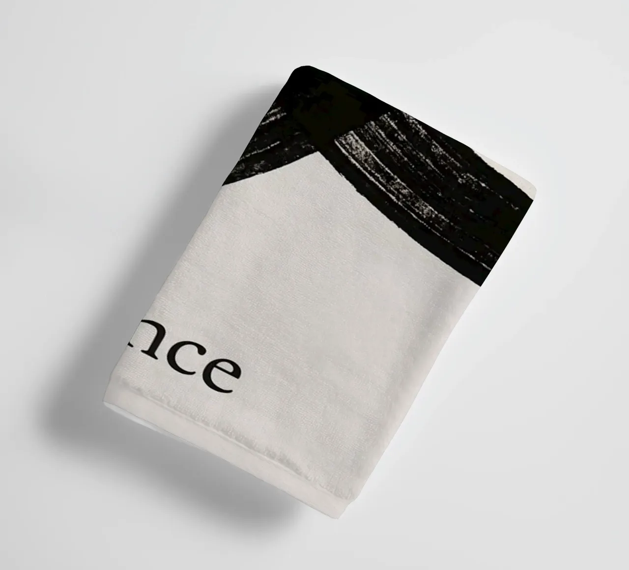 The Art of Balance – Minimal Flow towel by Kunst und Kontrast
