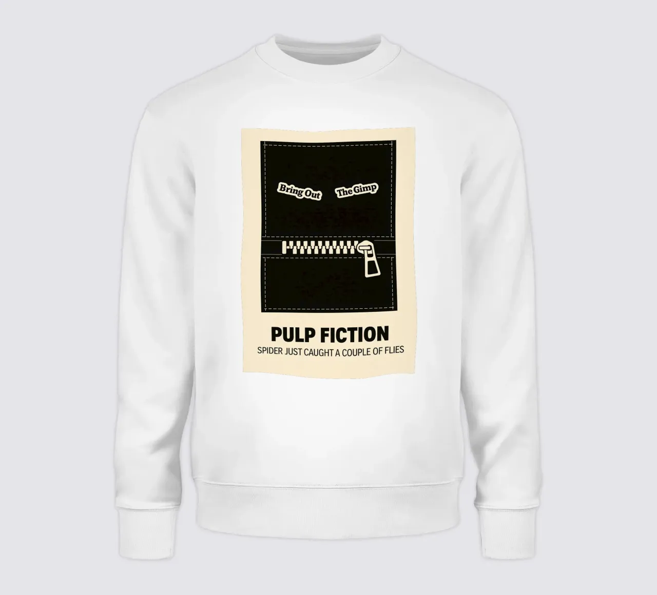 Pulp Fiction Print sweatshirt van MoviesArt