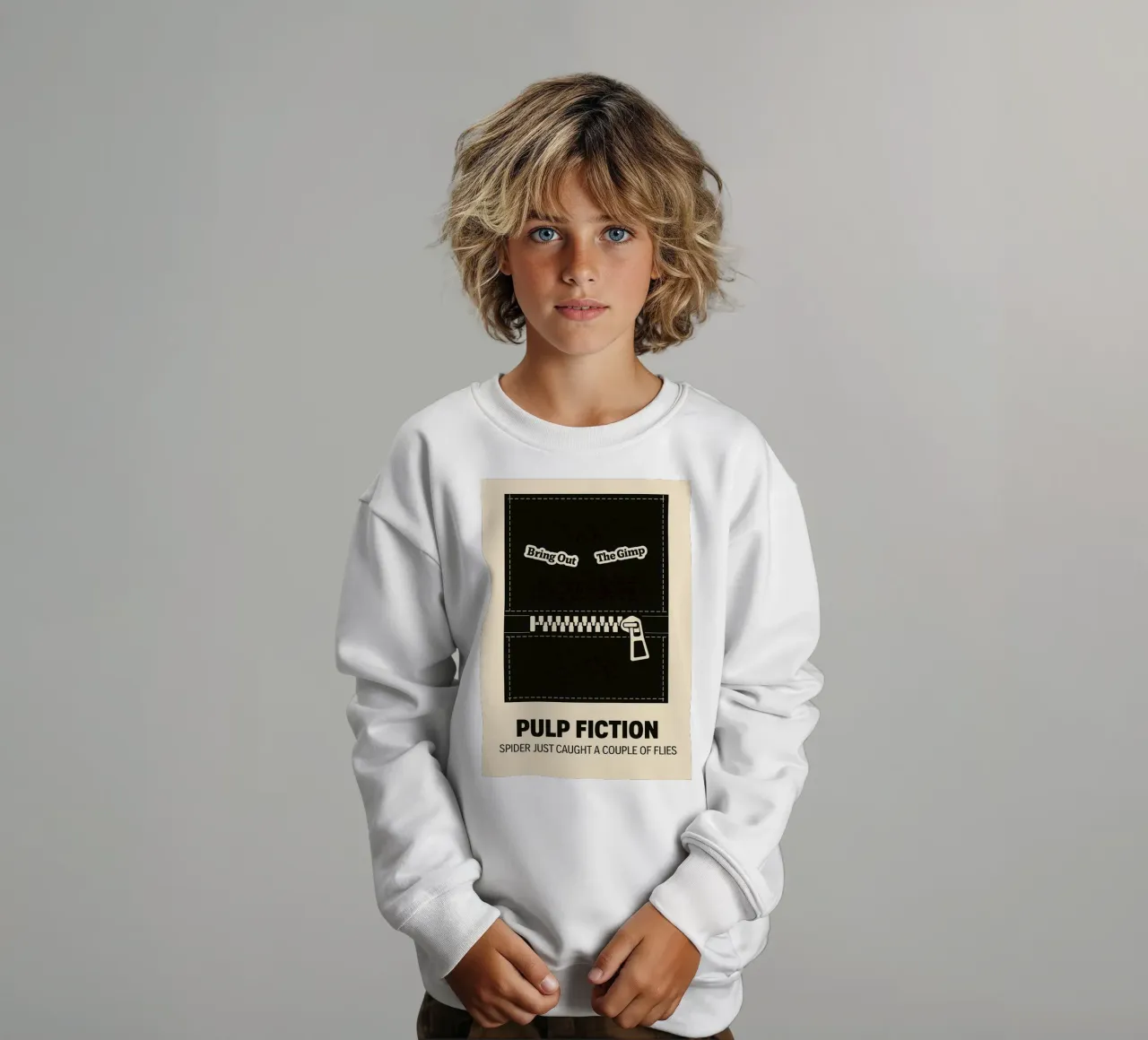 Pulp Fiction Print felpa bambino da MoviesArt