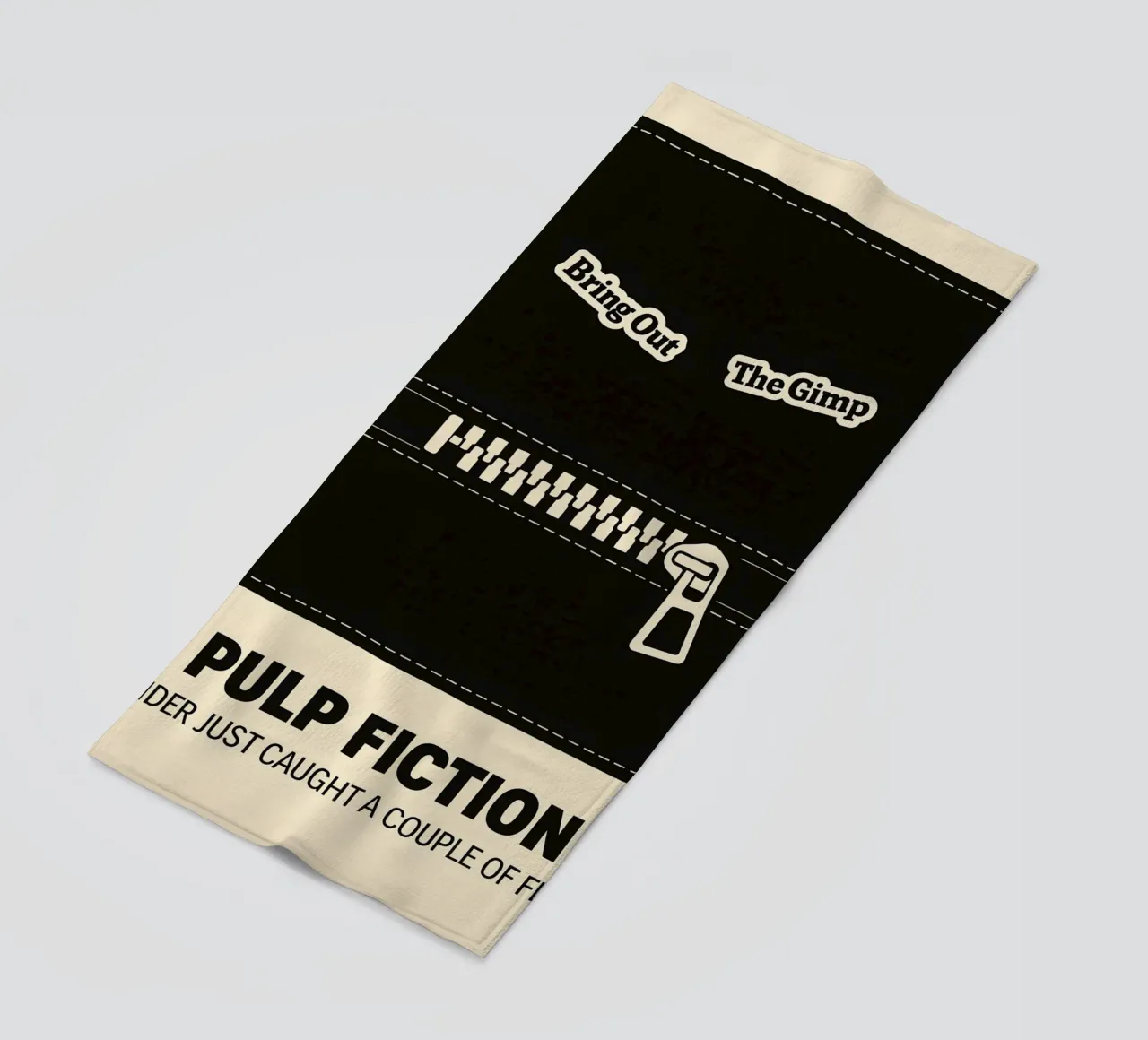 Pulp Fiction Print telo mare da MoviesArt