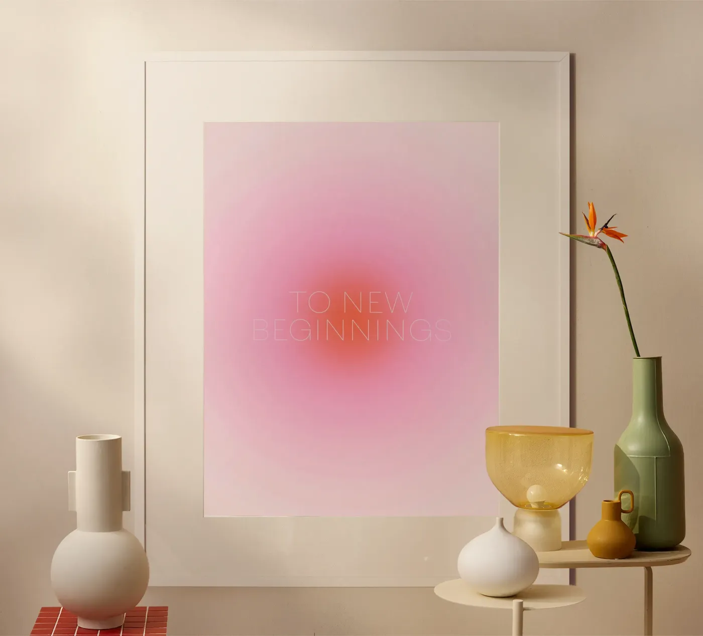 New beginnings poster da Bureau Purpur