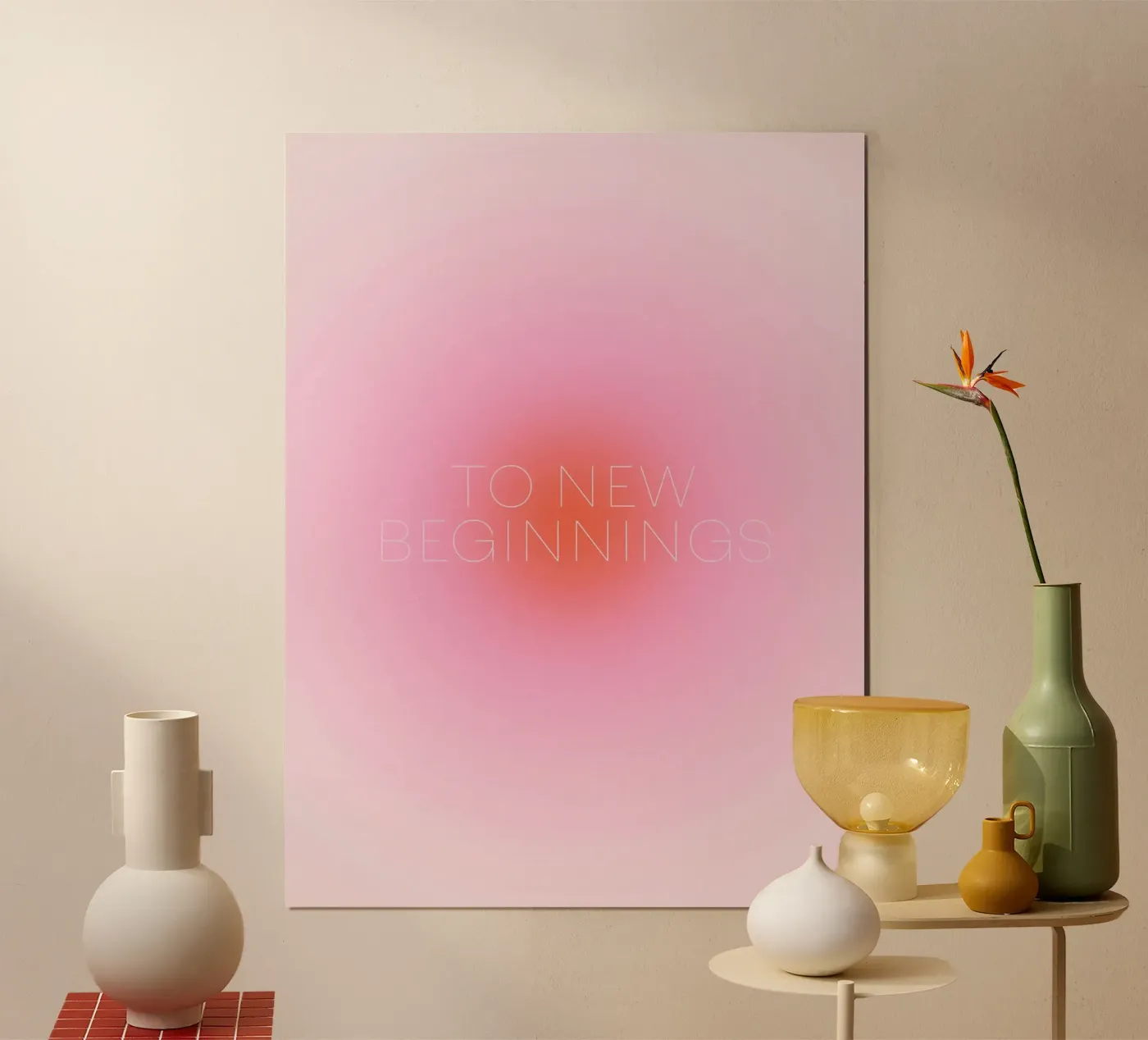 New beginnings poster da Bureau Purpur