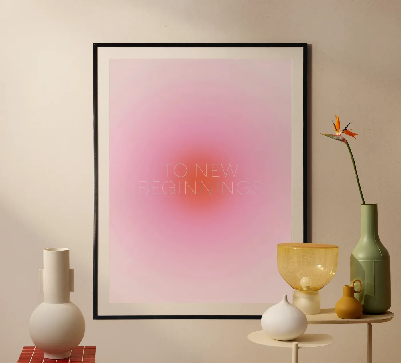 New beginnings poster da Bureau Purpur