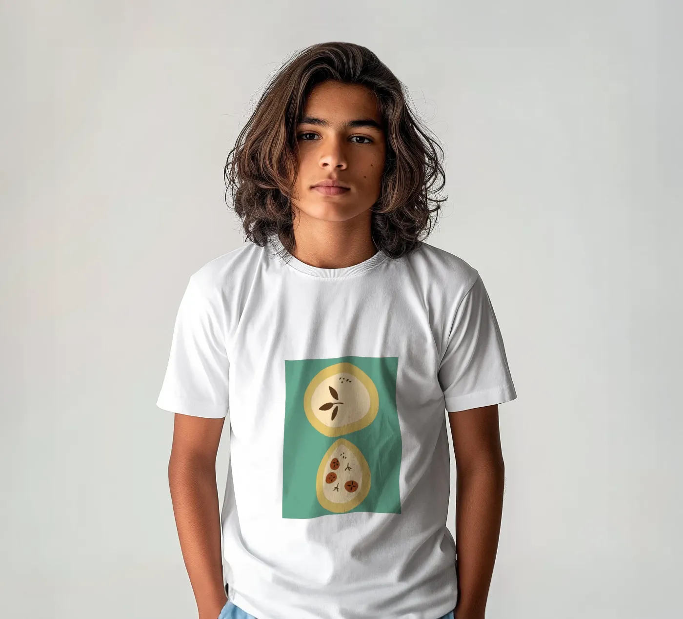 Fruit kinder t-shirt van TRENDY POSTER SHOP