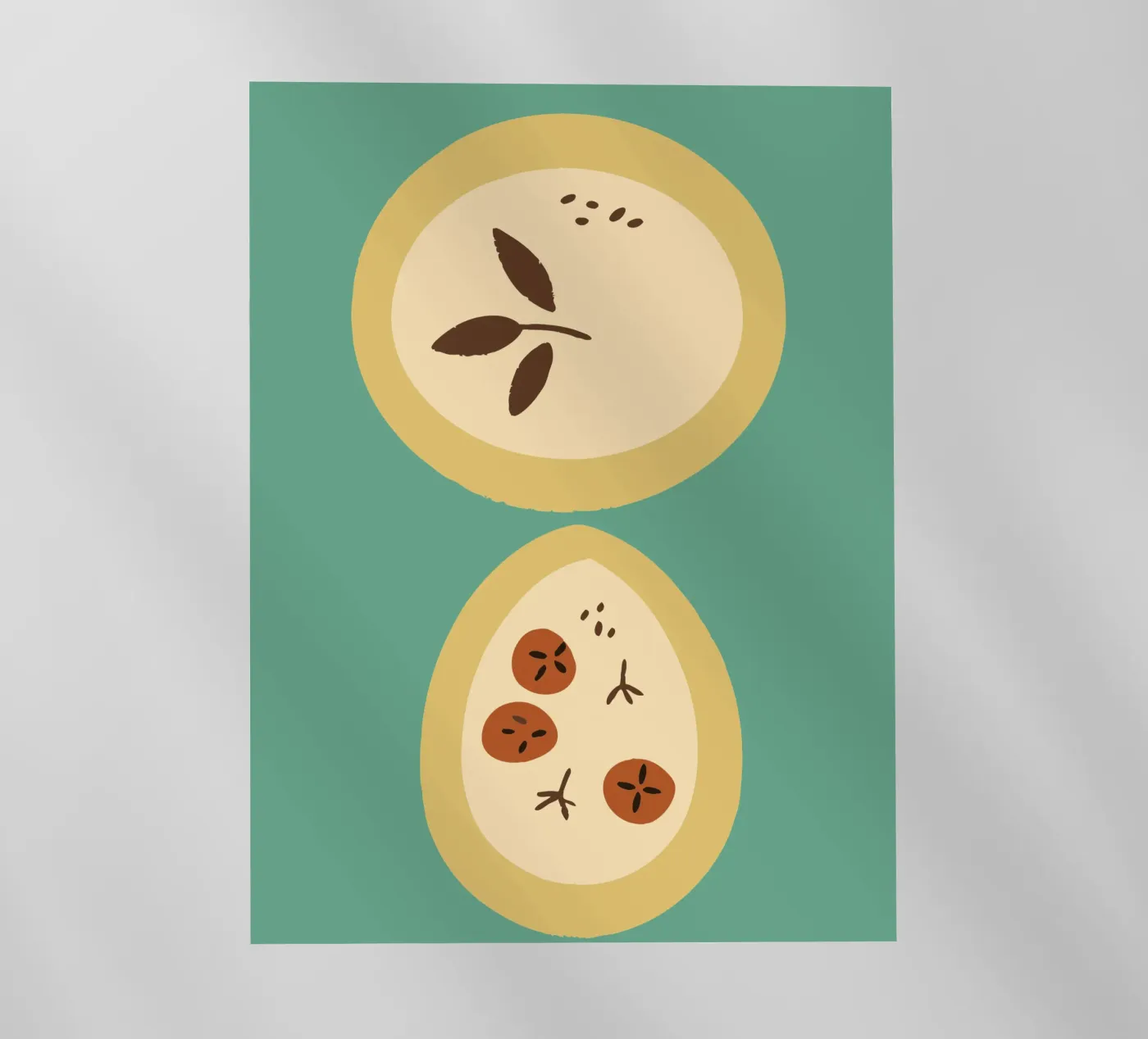 La frutta pellicola backlit da TRENDY POSTER SHOP