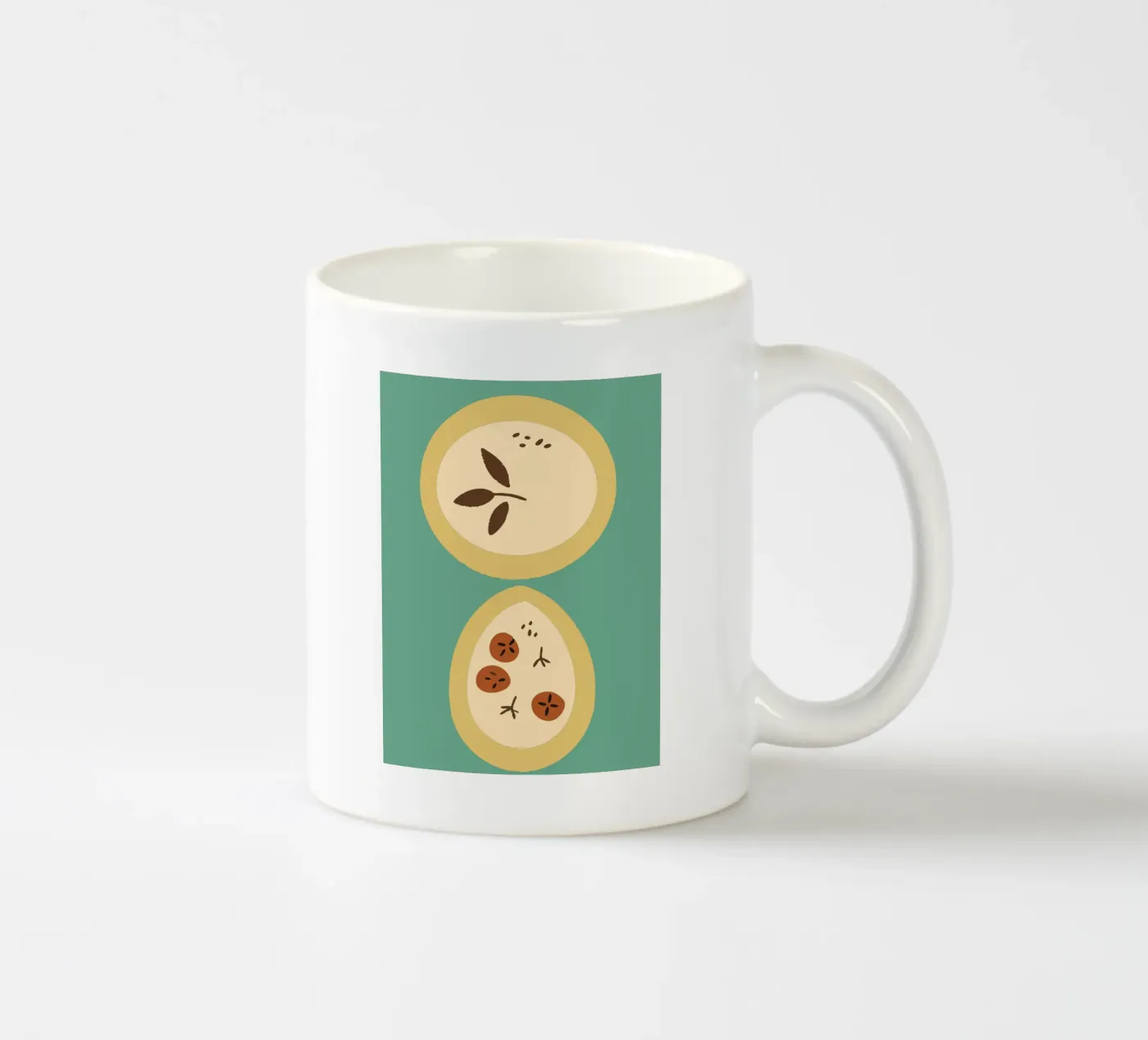 Fruit ceramic mug by TRENDY POSTER SHOP