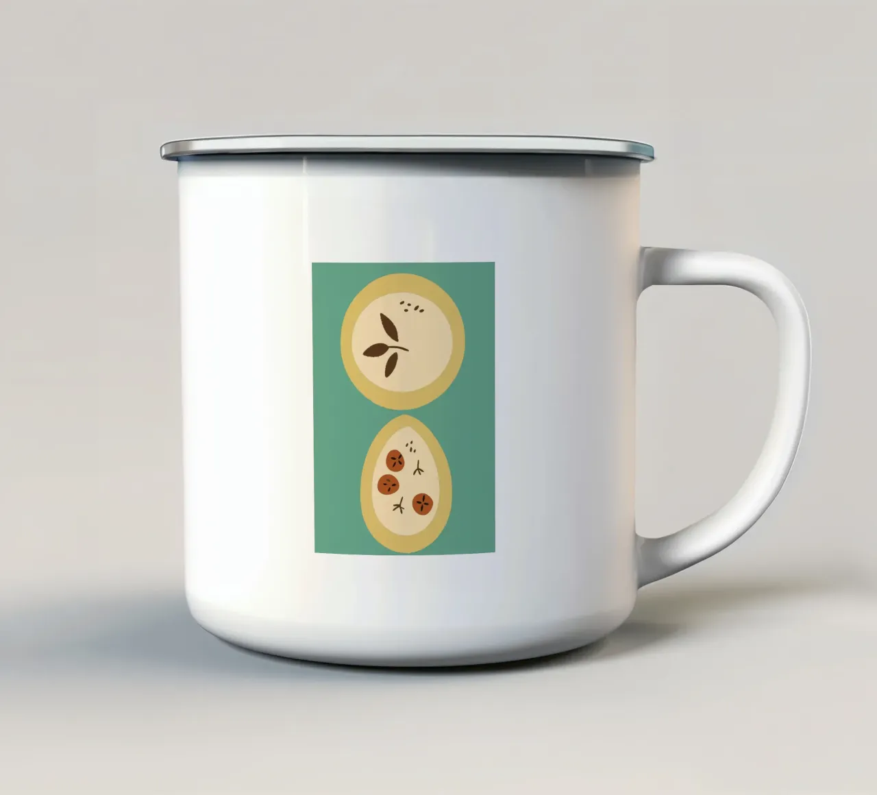 La frutta tazza in smalto da TRENDY POSTER SHOP
