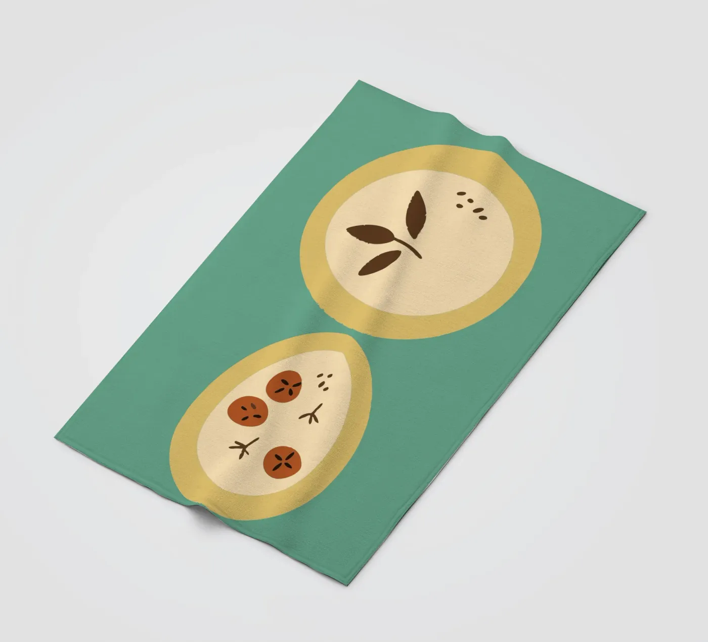 Fruit Fleecedecke von TRENDY POSTER SHOP