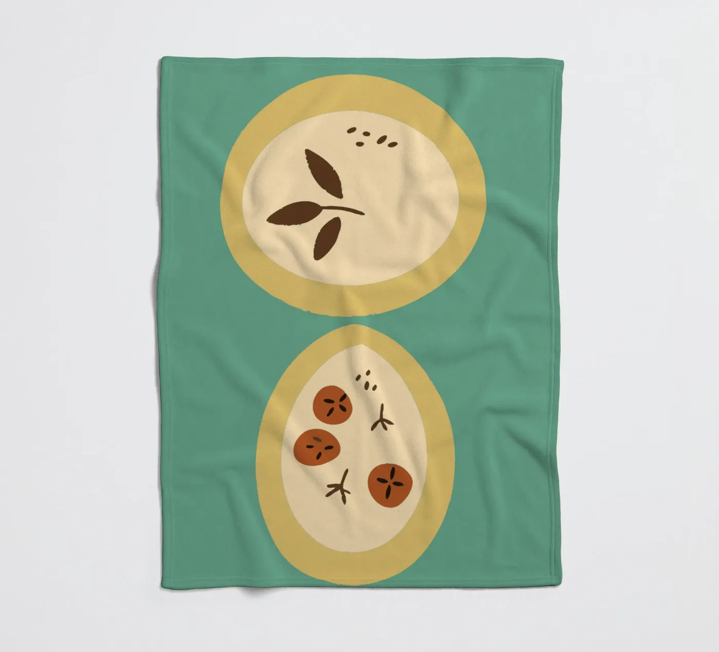 Fruit fleecedeken van TRENDY POSTER SHOP