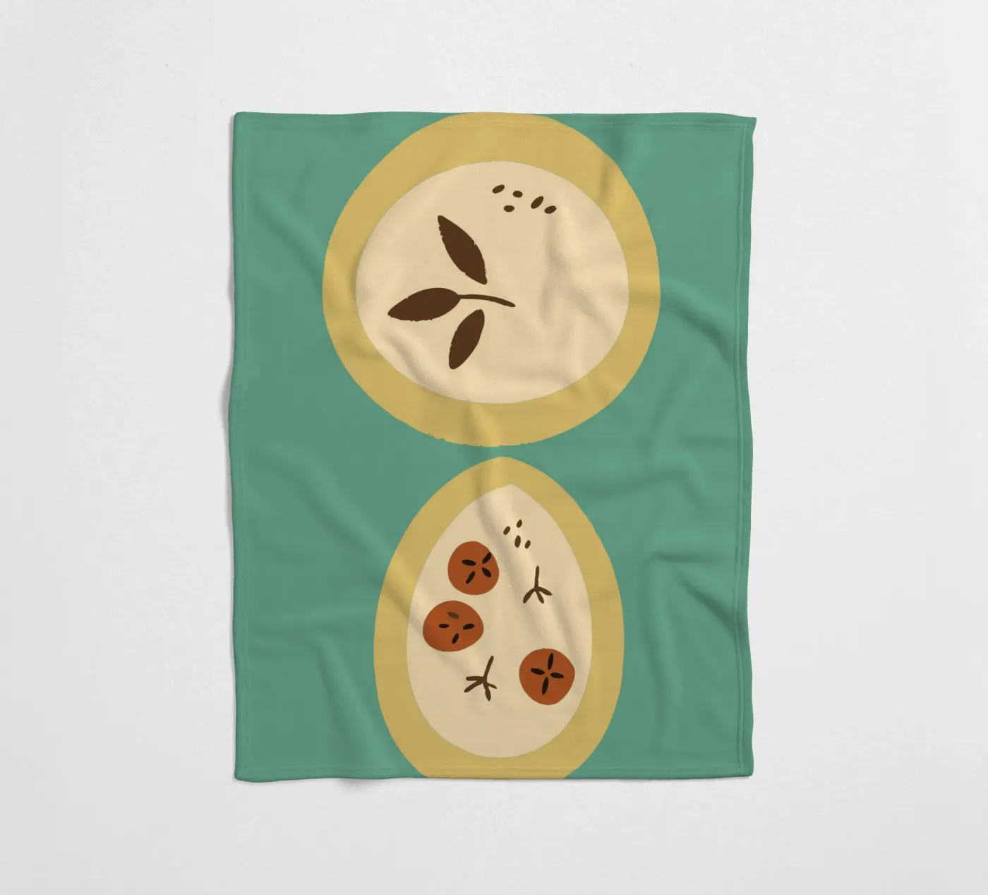 Fruit Fleecedecke von TRENDY POSTER SHOP