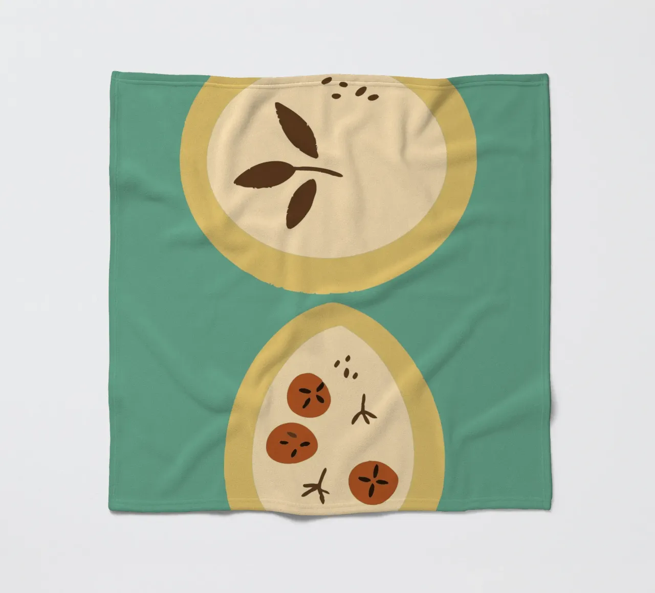 Fruit fleecedeken van TRENDY POSTER SHOP