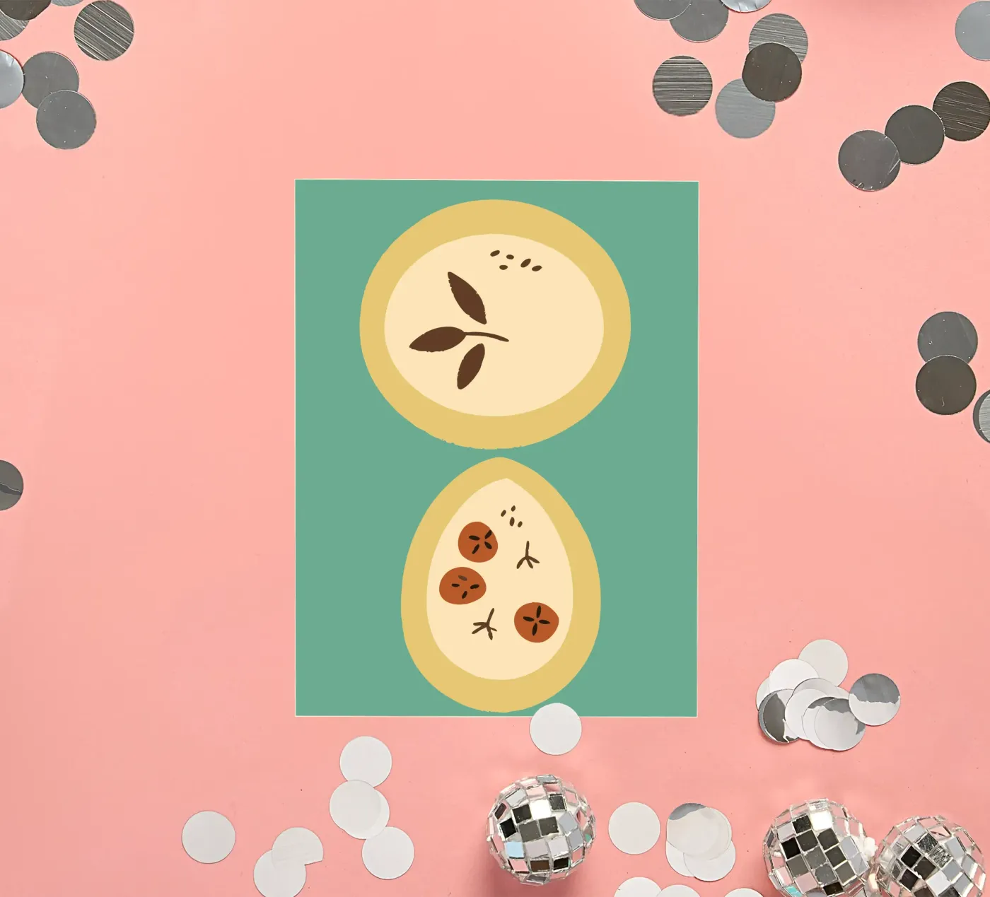 Fruit sticker van TRENDY POSTER SHOP