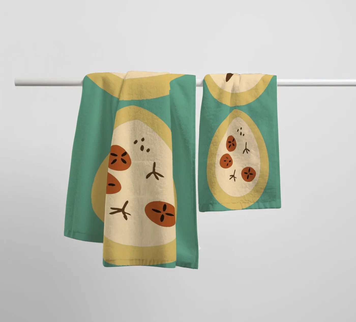 Fruit badhanddoek van TRENDY POSTER SHOP