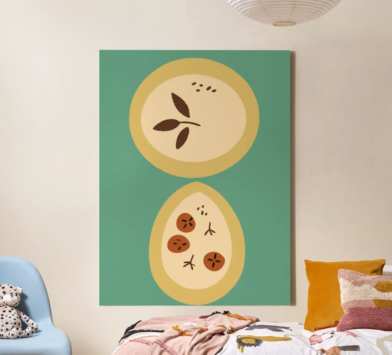 La frutta tela con Cornice a cassetta da TRENDY POSTER SHOP