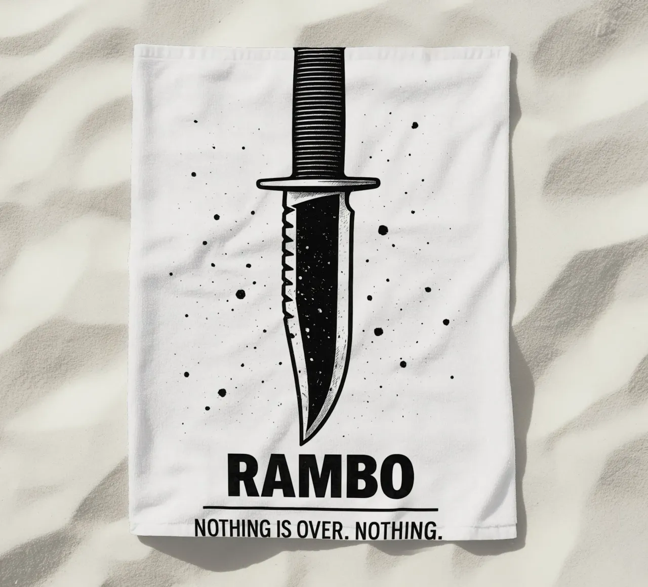 Rambo Print telo mare da MoviesArt