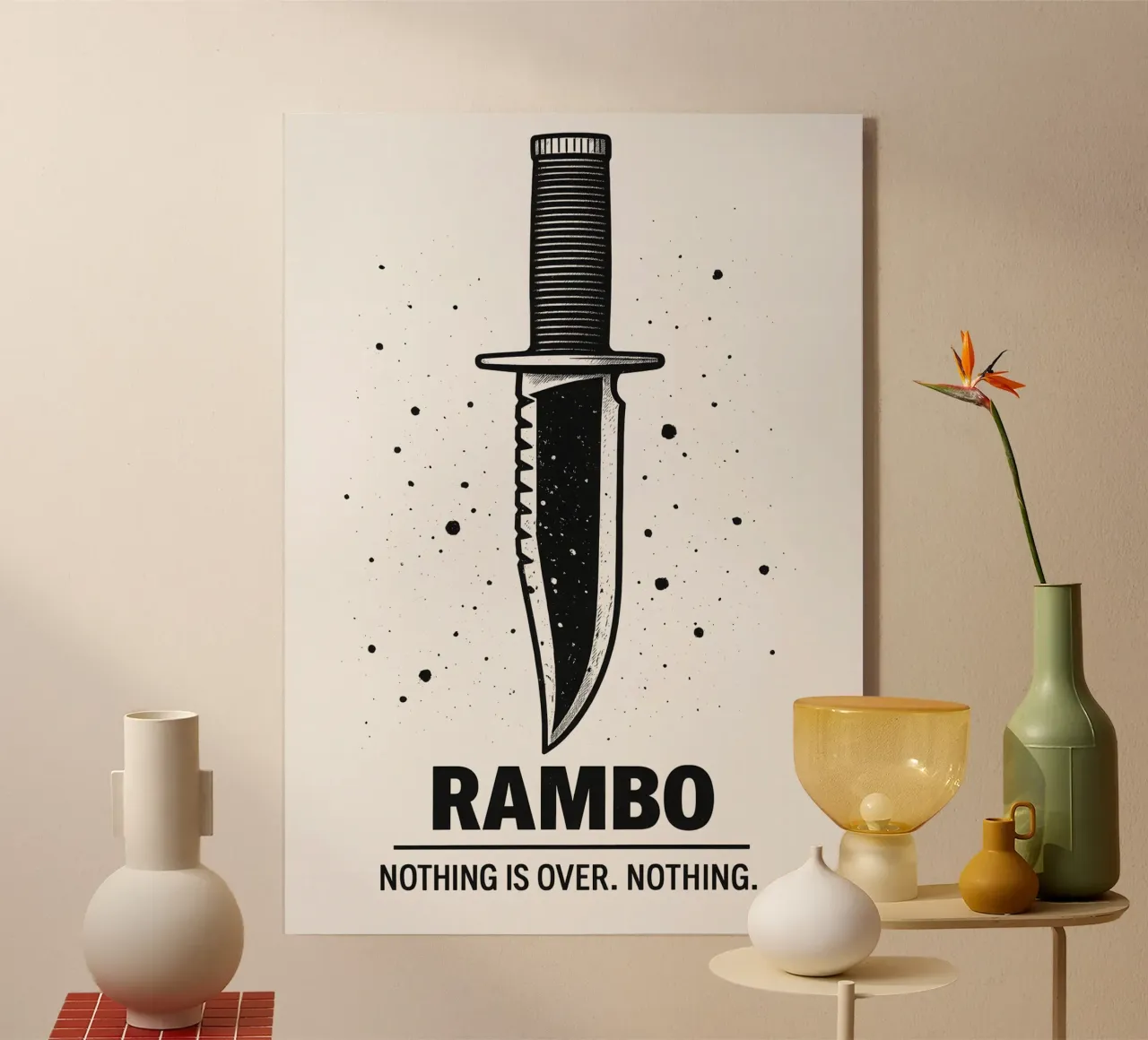 Rambo Print plexiglass da MoviesArt