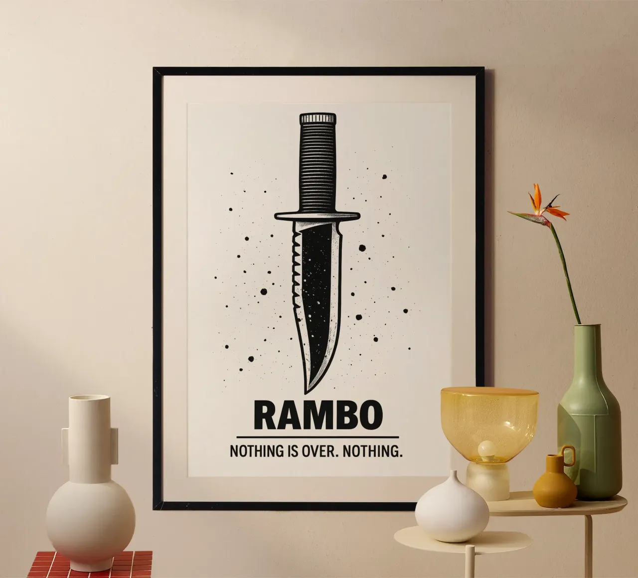 Rambo Print carta hahnemühle da MoviesArt