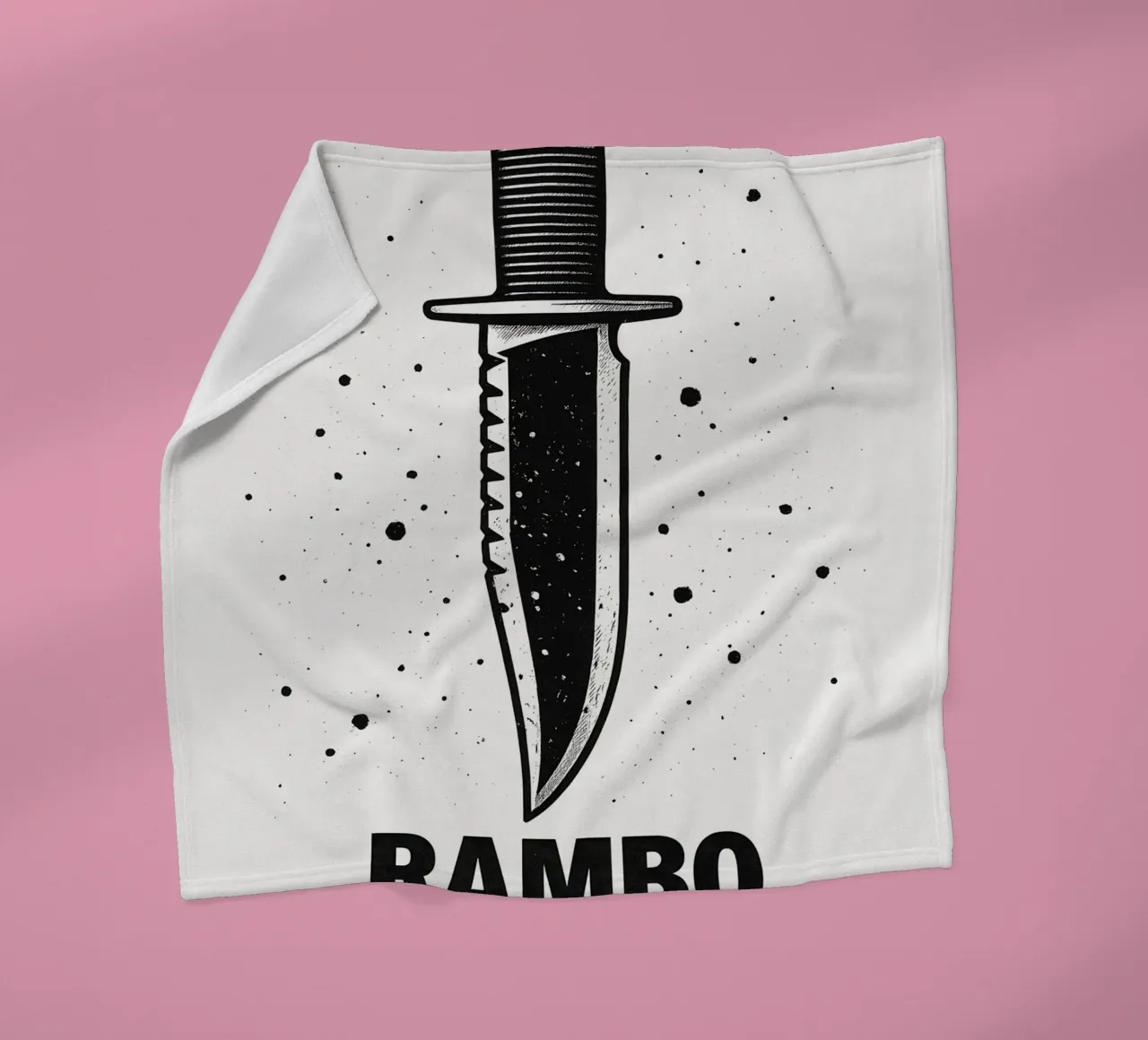 Rambo Print coperta in pile da MoviesArt