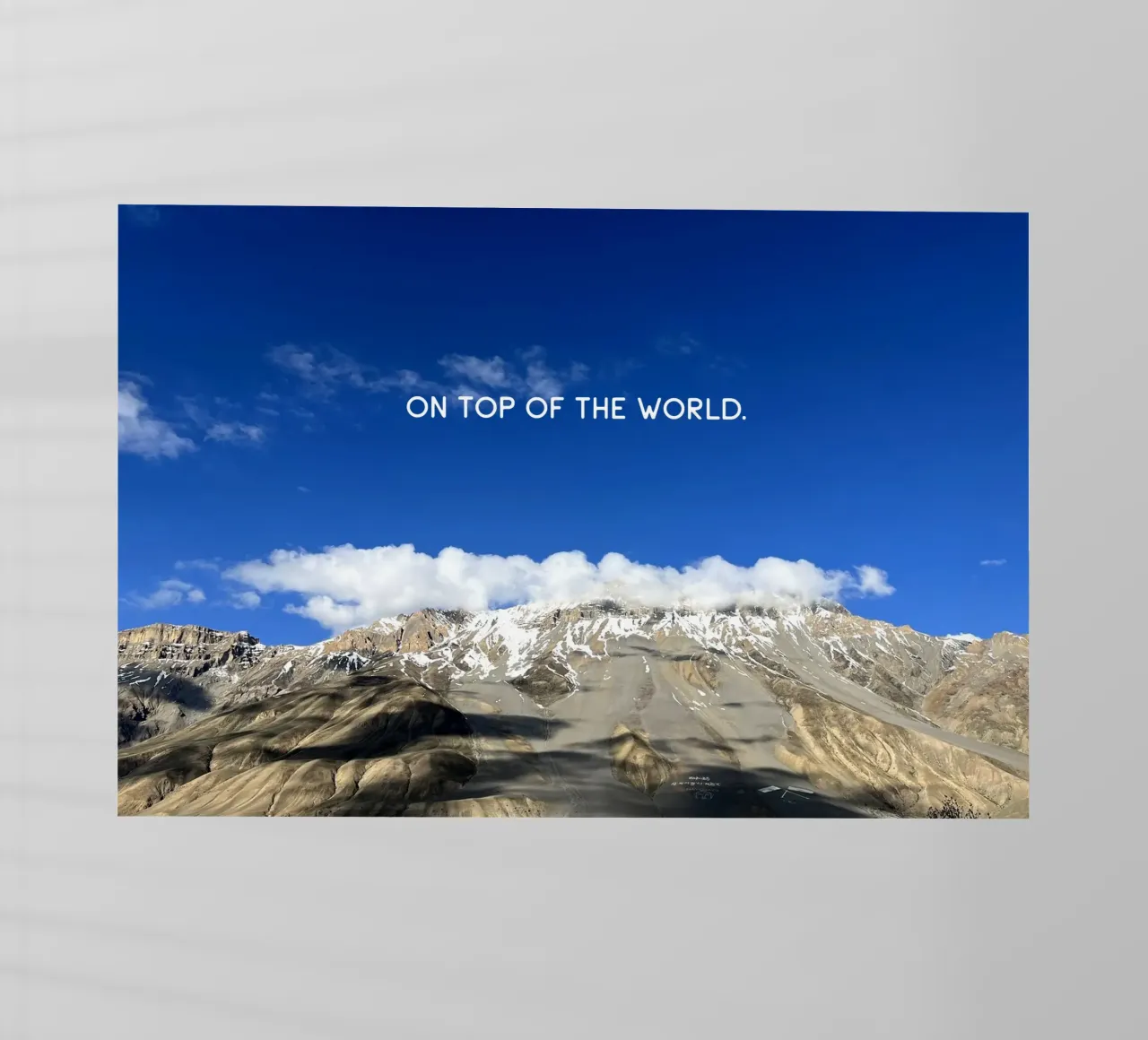 On top of the world. Himalayas pellicola backlit da Happy 😃 Art 🎨 by Christine Schnoell