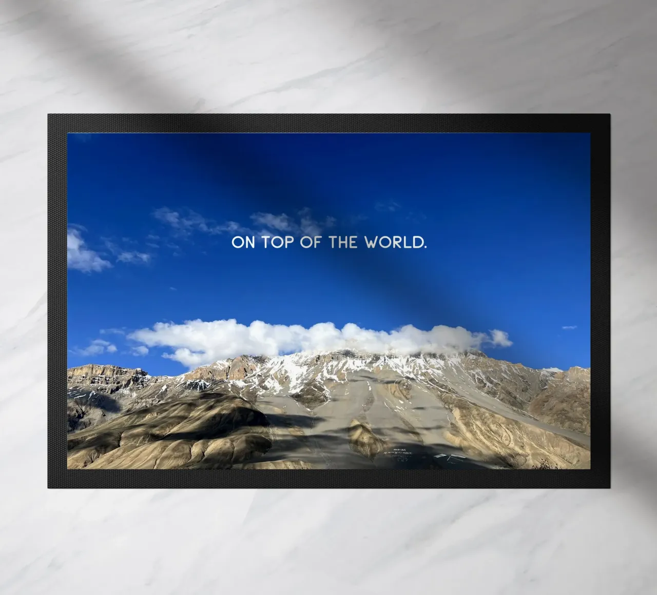 On top of the world. Himalayas zerbino da Happy 😃 Art 🎨 by Christine Schnoell