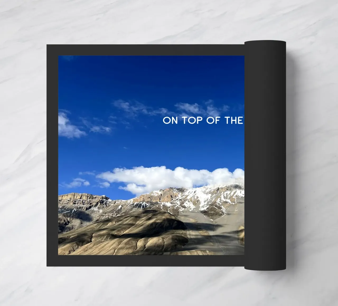 On top of the world. Himalayas zerbino da Happy 😃 Art 🎨 by Christine Schnoell
