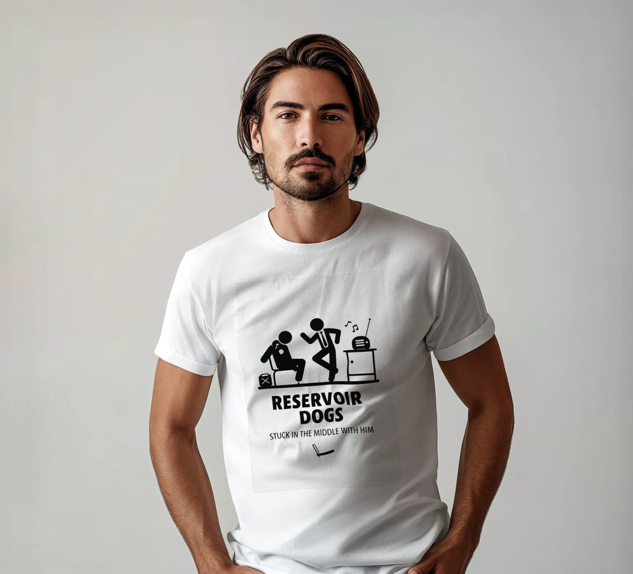 Reservoir Dogs Print t-shirt da MoviesArt