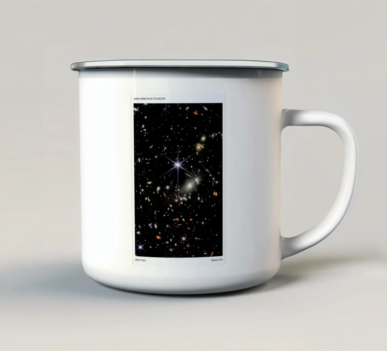 Deep Field Galaxies tazza in smalto da Studio One