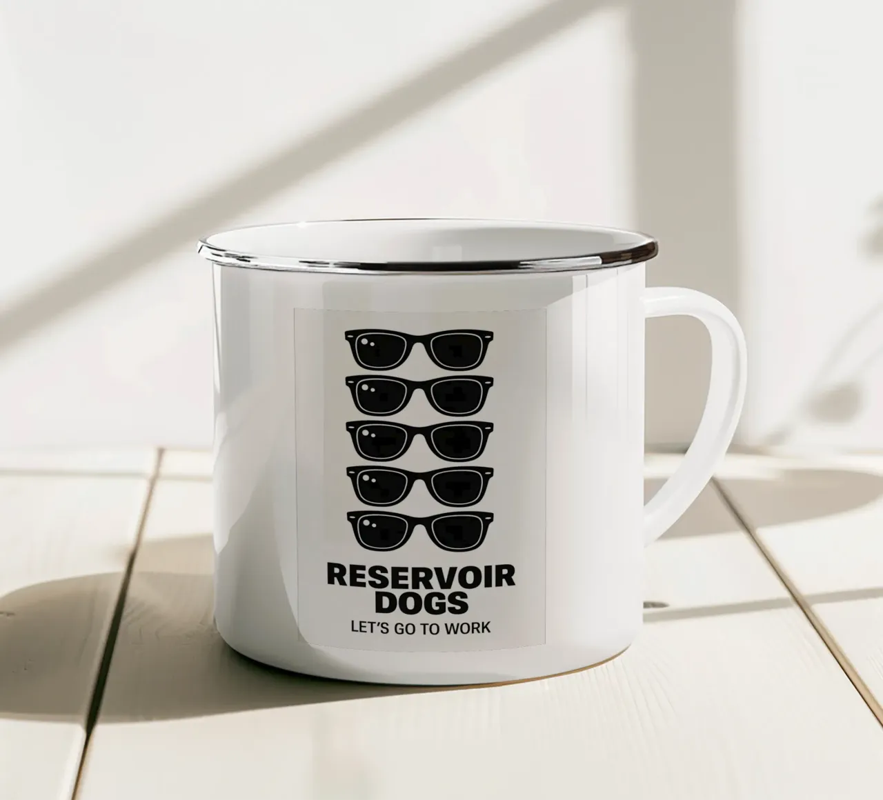 Reservoir Dogs Print tazza in smalto da MoviesArt