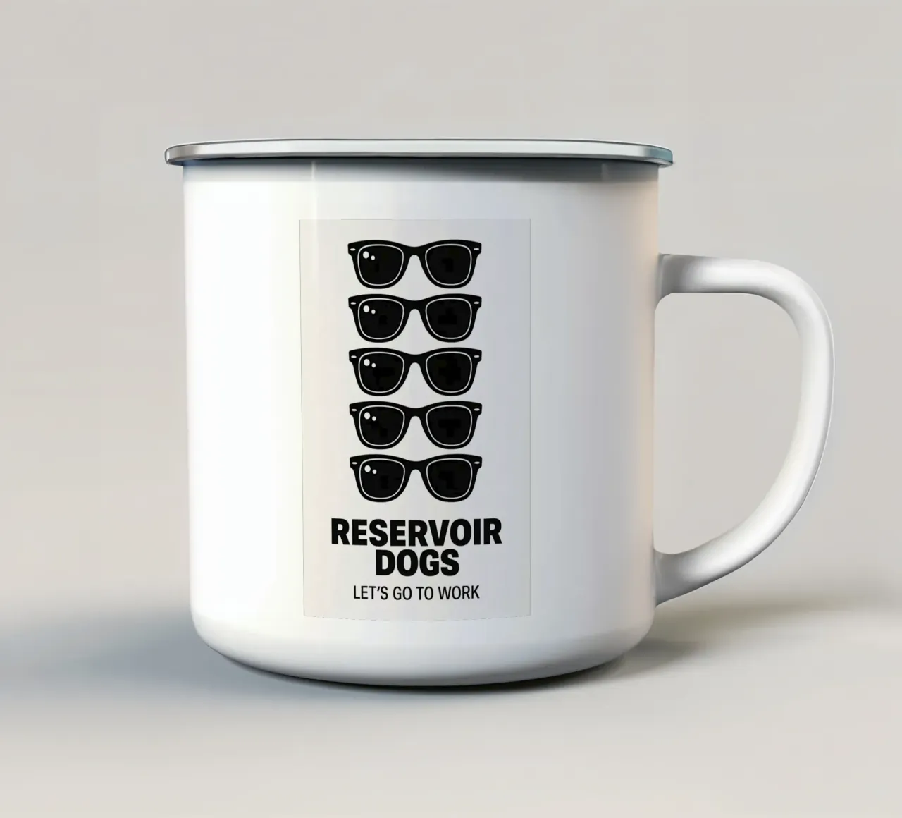Reservoir Dogs Print tazza in smalto da MoviesArt