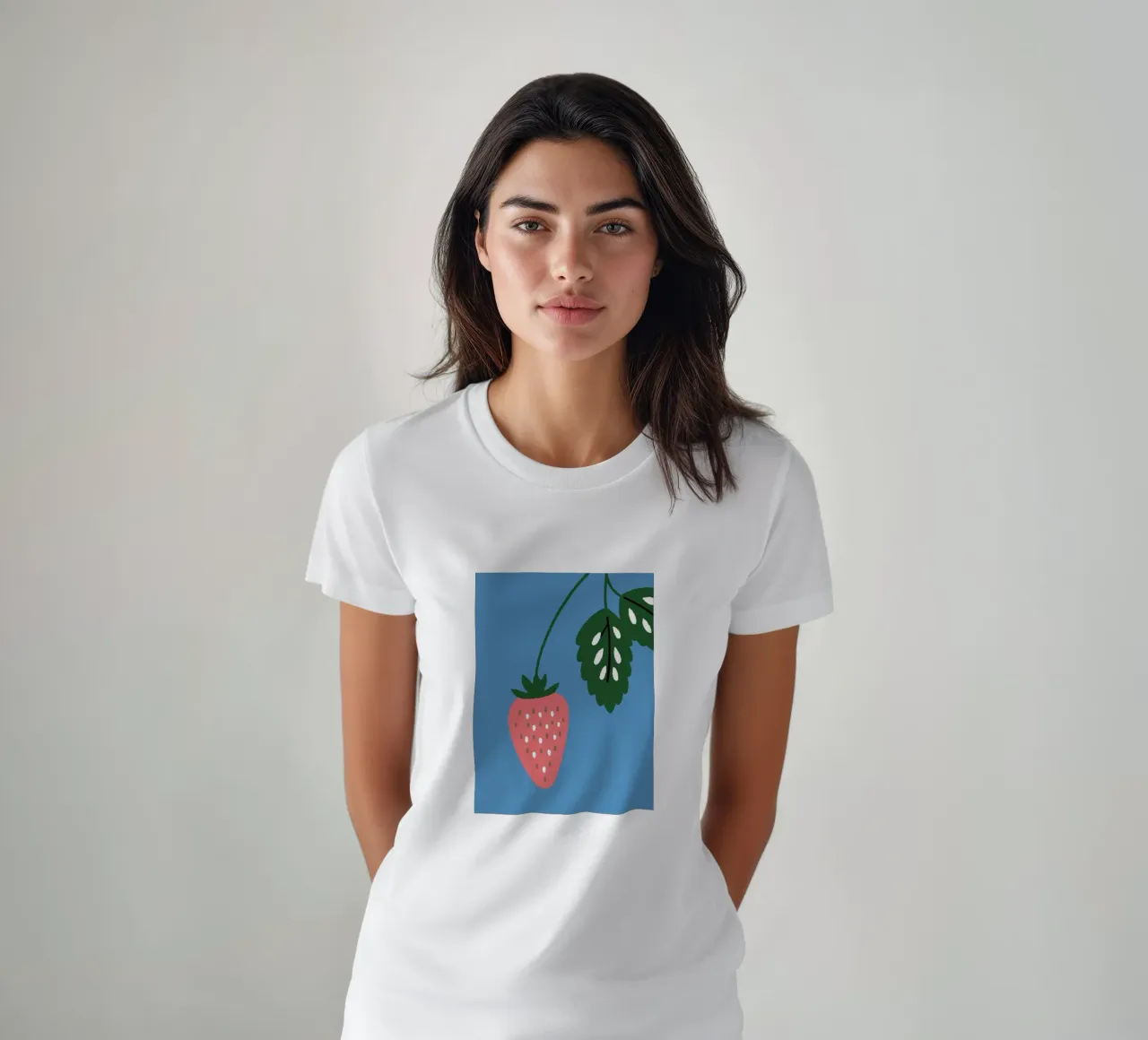 Fragole t-shirt da TRENDY POSTER SHOP