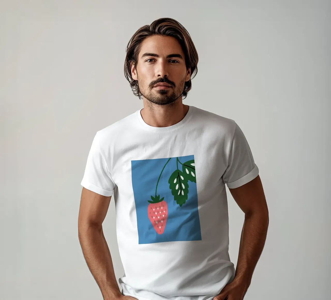 Fragole t-shirt da TRENDY POSTER SHOP