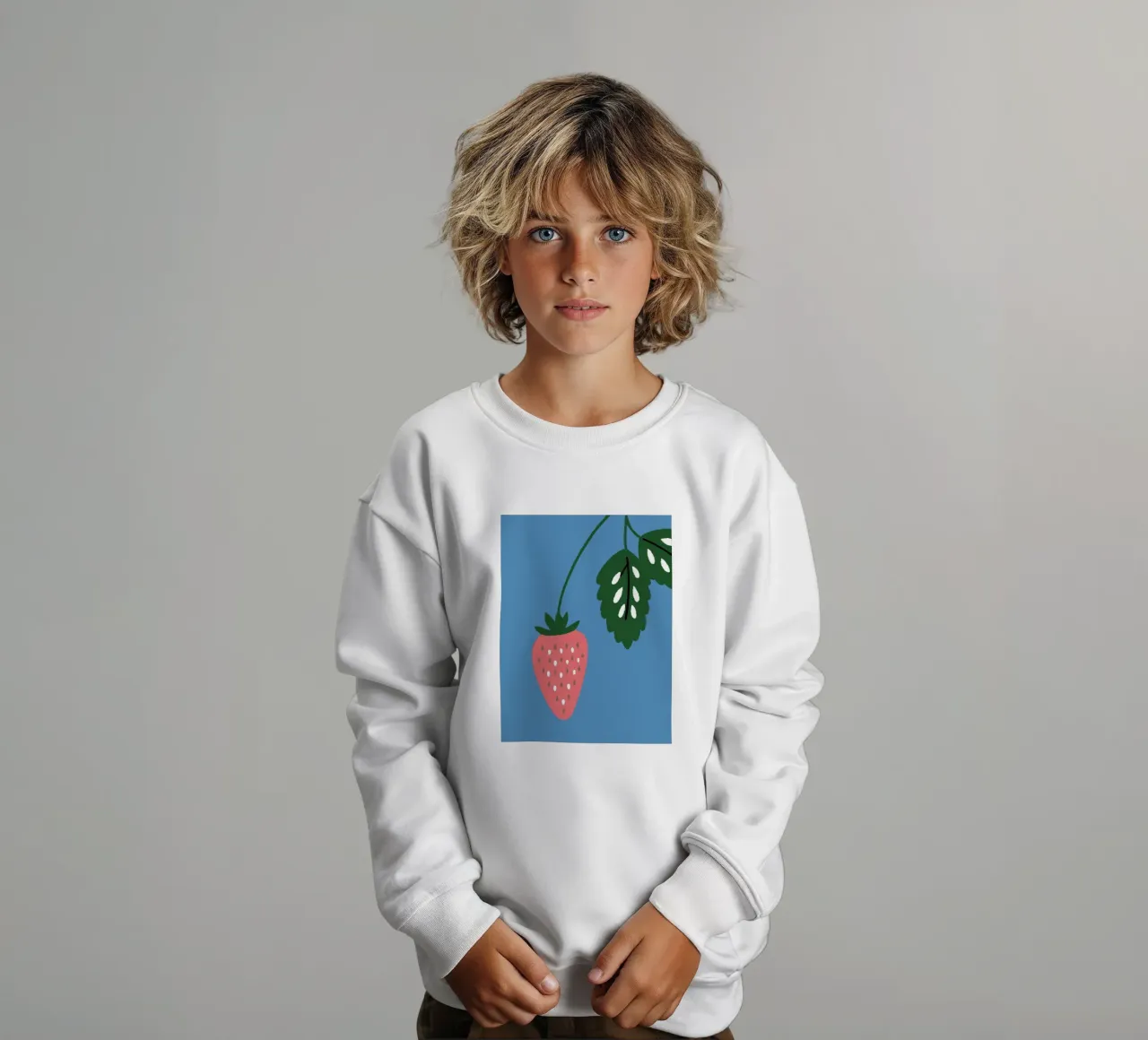 Fragole felpa bambino da TRENDY POSTER SHOP