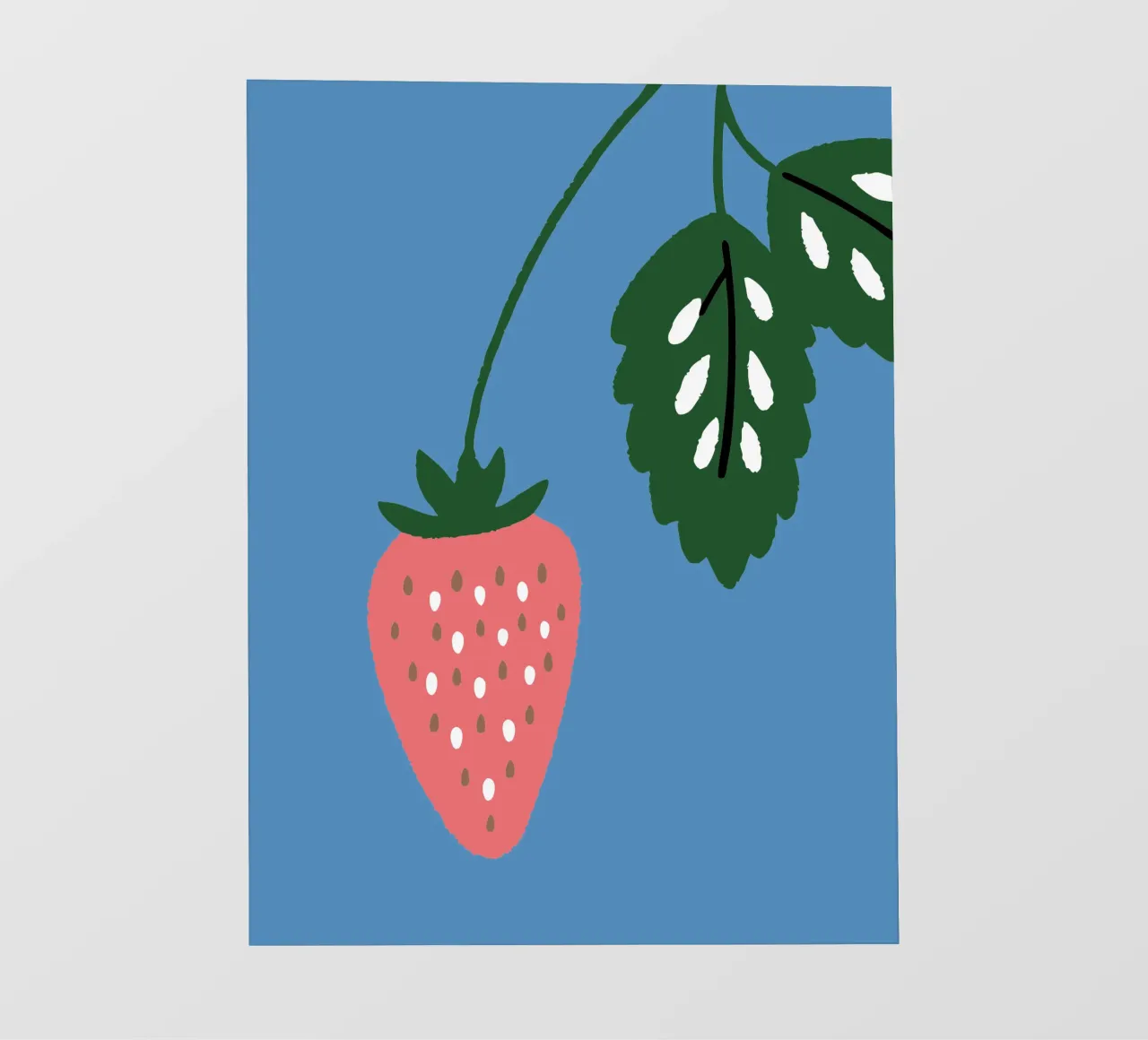 Fragole pellicola backlit da TRENDY POSTER SHOP