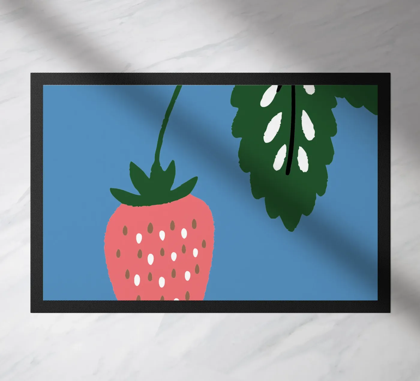 Strawberries doormat by TRENDY POSTER SHOP