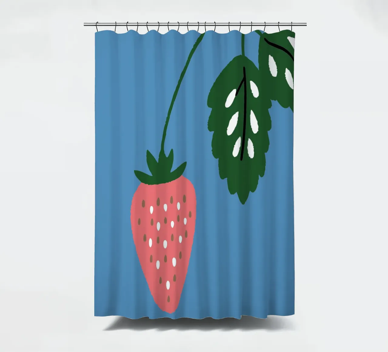 Fraises rideau de douche de TRENDY POSTER SHOP