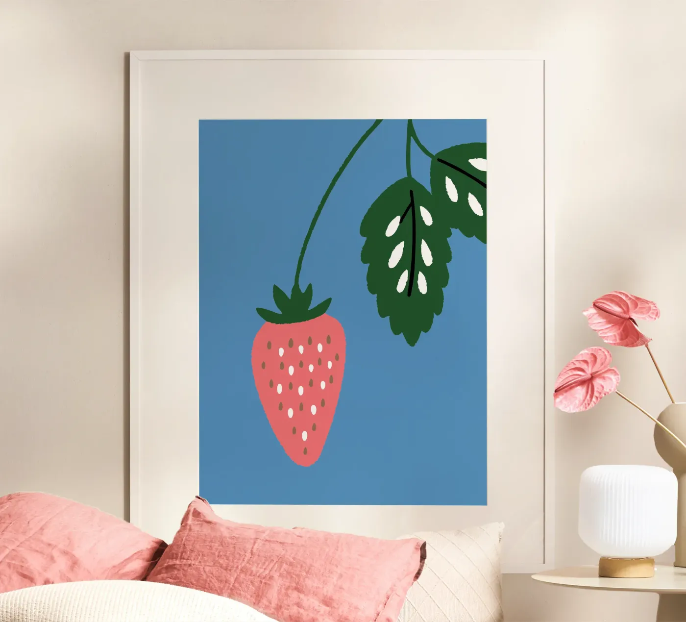 Strawberries poster de TRENDY POSTER SHOP