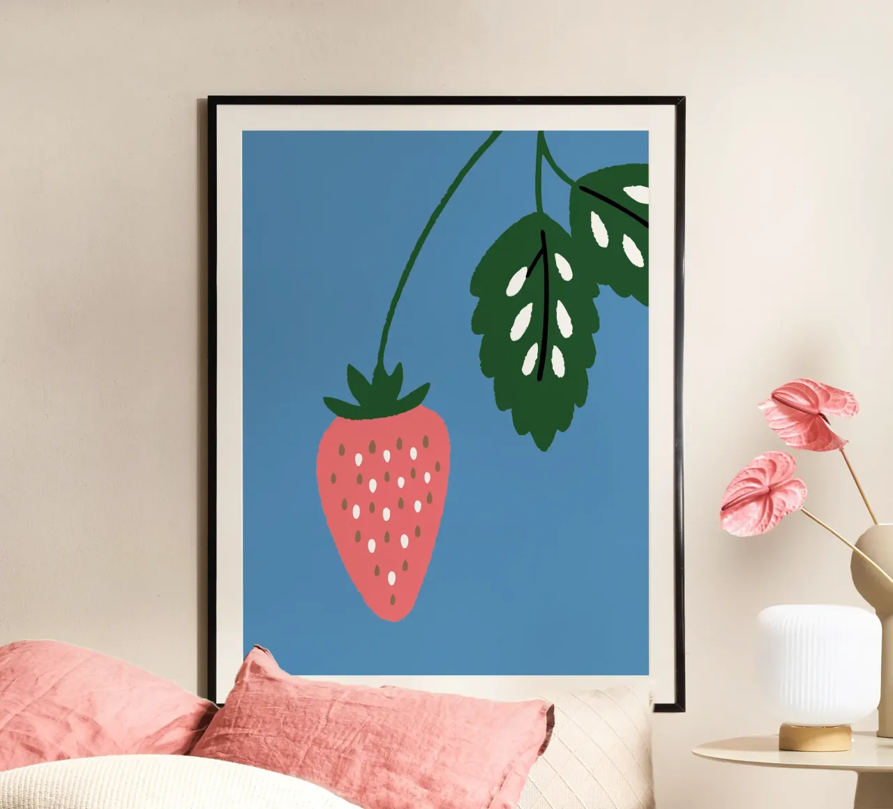 Strawberries poster by TRENDY POSTER SHOP
