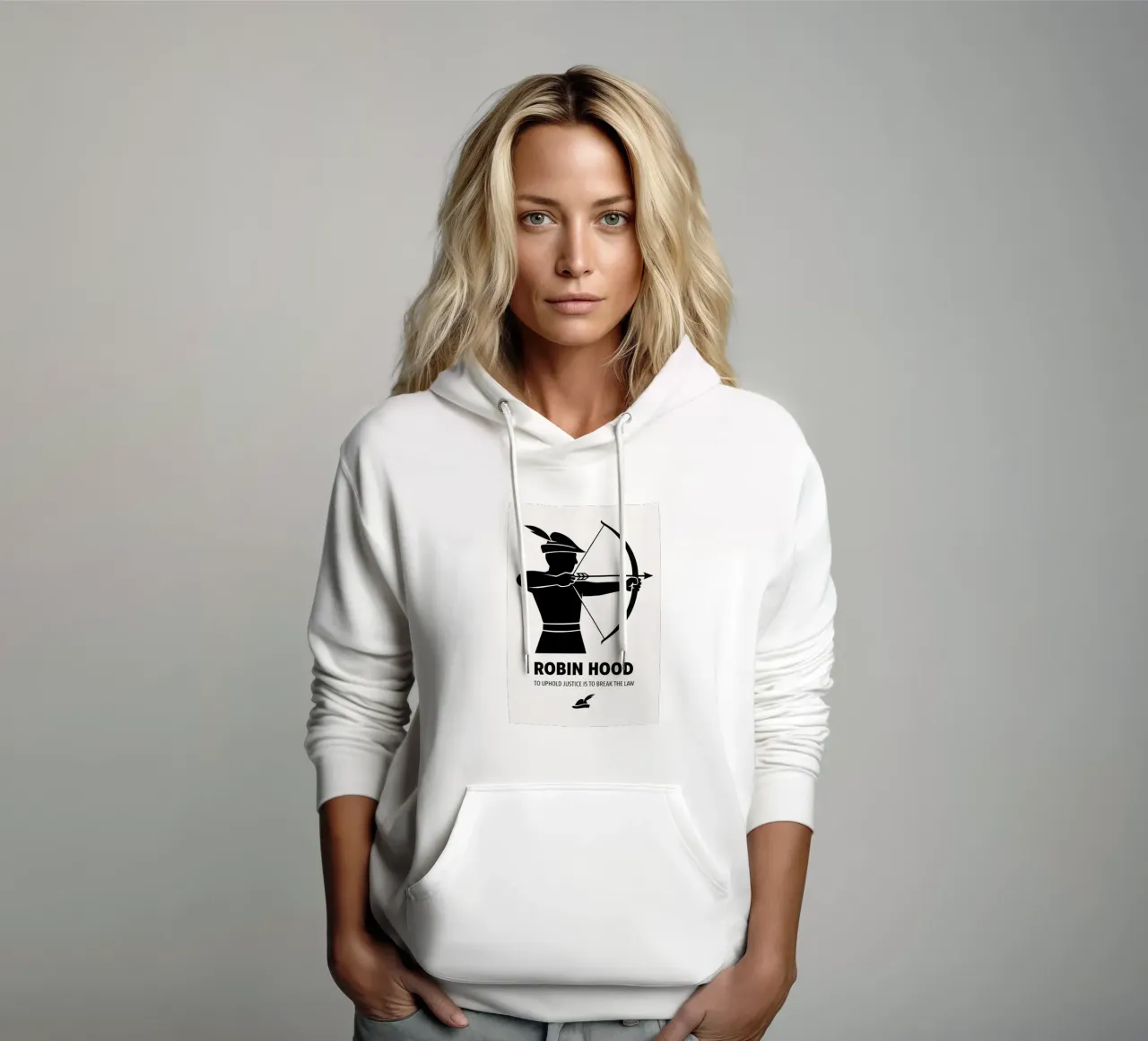 Robin Hood Print felpa con cappuccio da MoviesArt